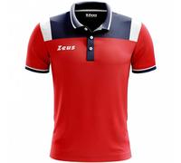 Zeus Vesuvio Uomo Polo rosso navy rosso XL