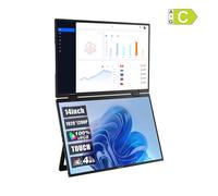ZEUSLAP Z14W Monitor Portatile con Schermo Dual-Touch da 14 pollici