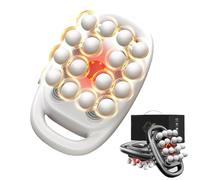 Zevessa Massager - Reliefwave Pro 3,16 Head Massage Gun Deep Tissue,Vibrating 16 Head Body Massagers for Muscle Pain Relief,Legs Waist Back Buttocks Whole Body,Long Battery ReliefWave Massager (White)