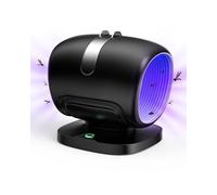 ZEVQI POWER Trappole per moscerini della frutta per interni, trappole per moscerini per zanzare, moscerini, falene, moscerini della frutta, luce per insetti e colla appiccicosa, con 6 ricariche