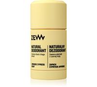 ZEW for Men Deodorante stick naturale da uomo, 30 g, cipresso giapponese, bergamotto, senza parabeni di alcool in alluminio, vegano, sensibile