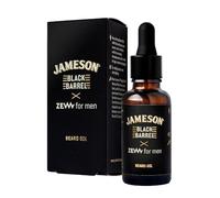 ZEW for Men Jameson, olio da barba, 30 ml, olio da barba, idrata e nutre la barba, profumo di whisky e agrumi, con olio di argan e ingredienti naturali