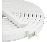 ZEXEF White Cladding Guarnizioni per porte e finestre, guarnizioni a cuneo, guarnizioni per porte, riempitivi per fessure, nastro in schiuma antirumore, sigillante bianco, 3,0 m