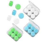 ZEXIJOW 18 pezzi Tappi Orecchie in Silicone Riutilizzabili Tappi Orecchie per Dormire Nuoto Tappi Tappi Orecchie Antirumore Morbida Modellabili per Bambini Adulti 3 Scatole individuali