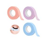 ZEXIJOW 3 Pezzi Nastro Trucco Cosmetico, Nastro Tessuto Traspirante per Ciglia Extension,Colla Extension Ciglia con Scotch Occhi,Accessori per Trucco Occhi Sopracciglia,Lash Sealer Bond e Seal