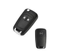 ZEXIJOW Flip Chiave Telecomando 2 Tasti per Chevrolet Aveo Cruze Captiva Spark Orlando Trax e Opel Astra Insignia Vectra Zafira Mokka Adam Corsa Meriva con Design Ribaltabile