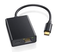 ZEXMTE Adattatore da USB C a Ethernet per Fire TV Stick- Adattatore di rete Ethernet da USB C a RJ45, compatibile con Chromecast Google TV, Roku Streaming Stick +, laptop, tablet, nastro adesivo