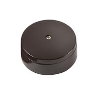 Zexum Scatola Di Giunzione 20A 4 Terminali 60mm Plastica Marrone - 10 Pezzi
