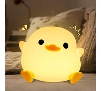 Zexwixs Luce Notturna Bambini, Lampada Paperella Led Lampada Notturna Anatra, DODO duck Lampada Da Comodino, Ricaricabile Dimmerabile 20 Minuti Timer