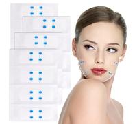 ZEYIYER Face Lifting Tape 120 pezzi di nastro adesivo facciale per lifting invisibile, lifting tape facciale, nastro trasparente per il viso, nastro adesivo per il viso