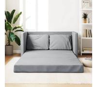 ZEYUAN Divano Letto da Terra 2 in 1 Grigio Chiaro 112x174x55cm Tessuto,Divano Letto da Pavimento,Divano da Terra,Divano Letto da Terra-353964