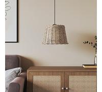 ZEYUAN Paralume da Soffitto Marrone Ø30x20 cm in Vimini,Paralume da Soffitto,Lampada da Soffitto Moderna-364375