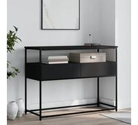 ZEYUAN Tavolino Consolle Nero 100x40x75 cm in Legno Multistrato,Tavolino Console per Soggiorno,Tavolino Consolle Ingresso-834150