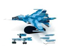 ZEZEFUFU 1/100 Scala Lega Russia Su34 Su-34 Fighter Aircraft Modello Militare Aereo Modello Casa Ufficio Decorazione Regali