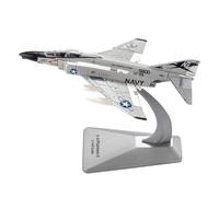 ZEZEFUFU 1:144 Lega Bianca Stati Uniti Navy F-4 Phantom II Fighter Model Aviation Science Exhibition Model