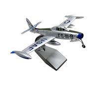 ZEZEFUFU 1:72 Lega Seconda Guerra Mondiale USAF Repubblica F-84 Thunderjet Fighter Model Aviation Science Exhibition Model