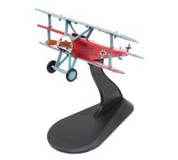 ZEZEFUFU 1/72 Scala Lega WWI German Air Force Red Baron Triplano Modello di caccia Aviazione Scienza Modello di Mostra