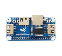 ZEZEFUFU ETH/USB HUB HAT Connettore Micro USB a RJ45 3 porte USB Scheda di espansione connessione Ethernet per Raspberry Pi Zero