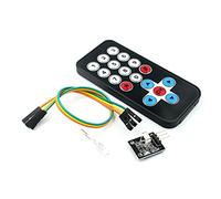 ZEZEFUFU Mini Slim Wireless Remote Control Module Kit 38khz Infrarossi IR Controller Module HX1838 per Arduino