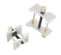 ZEZEFUFU Morsetto orologiaio Strumenti di Riparazione Supporto Movimento Orologio #4039+#4040 Multi-funzionale Metallo Orologio Movimento Titolare Metallo Base Fissa