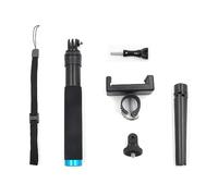 ZEZEFUFU Set di treppiedi per selfie con fotocamera e clip per telefono e cinghia, per GoPro Hero 7, 6, 5, 4