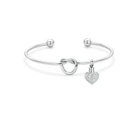 ZEZILE Bracciale Urna Cuore per Ceneri Cristallo Cremazione Gioielli In Acciaio Inox Memorial Ceneri Umane Bracciale Ricordo per Donne Uomini