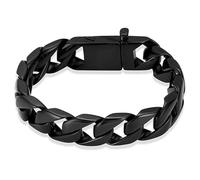 ZEZILE Bracciale urna di cremazione da uomo per ceneri Bracciale a catena gourmette grande da uomo in acciaio inossidabile per ceneri Keepsake Memorial Jewelry