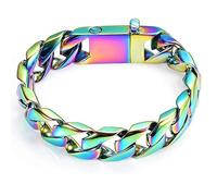 ZEZILE Bracciale urna di cremazione da uomo per ceneri Bracciale a catena gourmette grande da uomo in acciaio inossidabile per ceneri Keepsake Memorial Jewelry