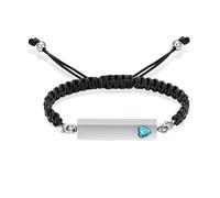 ZEZILE Bracciale Urna di Cristallo Cuore per Ceneri Lunga Striscia Cremazione Gioielli In Acciaio Inox Memorial Ceneri Keepsake Gioielli per Donne Uomini