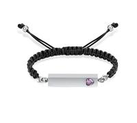 ZEZILE Bracciale Urna di Cristallo Cuore per Ceneri Lunga Striscia Cremazione Gioielli In Acciaio Inox Memorial Ceneri Keepsake Gioielli per Donne Uomini