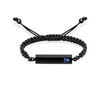 ZEZILE Bracciale Urna di Cristallo Cuore per Ceneri Lunga Striscia Cremazione Gioielli In Acciaio Inox Memorial Ceneri Keepsake Gioielli per Donne Uomini