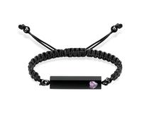 ZEZILE Bracciale Urna di Cristallo Cuore per Ceneri Lunga Striscia Cremazione Gioielli In Acciaio Inox Memorial Ceneri Keepsake Gioielli per Donne Uomini