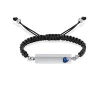 ZEZILE Bracciale Urna di Cristallo Cuore per Ceneri Lunga Striscia Cremazione Gioielli In Acciaio Inox Memorial Ceneri Keepsake Gioielli per Donne Uomini