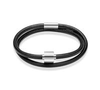 ZEZILE Bracciale urna per ceneri Doppio braccialetto di cremazione per ceneri di animali domestici umani Ricordi commemorativi per uomini donne