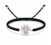 ZEZILE Bracciale urna per ceneri girasole cremazione gioielli corda intrecciata regolabile memoriale per ciondolo bracciale per donne uomini