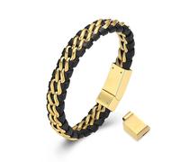 ZEZILE Braccialetto commemorativo intrecciato per uomini Braccialetti per urna per cenere Braccialetto per gioielli in acciaio inossidabile