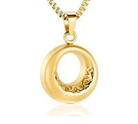 ZEZILE Cerchio della Vita Urna Collana per Cenere Titolare In Acciaio Inox Ceneri Keepsake Memorial Urna Gioielli