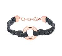 ZEZILE Cerchio della Vita Urna Cremazione Bracciale per Ceneri Memorial Gioielli Nero Wrist Band Bangle Keepsake