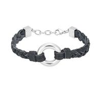 ZEZILE Cerchio della Vita Urna Cremazione Bracciale per Ceneri Memorial Gioielli Nero Wrist Band Bangle Keepsake
