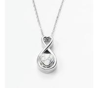 ZEZILE Collana Urna Cremazione Ciondolo Cuore Amore Eterno In Acciaio Inox Con Pietra Cuore Per Le Donne Memorial Jewelry Gift