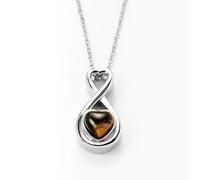 ZEZILE Collana Urna Cremazione Ciondolo Cuore Amore Eterno In Acciaio Inox Con Pietra Cuore Per Le Donne Memorial Jewelry Gift