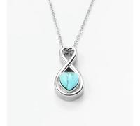 ZEZILE Collana Urna Cremazione Ciondolo Cuore Amore Eterno In Acciaio Inox Con Pietra Cuore Per Le Donne Memorial Jewelry Gift