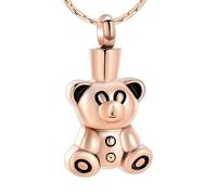 ZEZILE Collana urna in acciaio inox per ceneri per gli uomini Memorial Pendant Cremazione Gioielli Lutto Ricordi Regalo