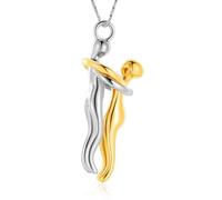 ZEZILE Coppia Coccole Abbraccio Cremazione Gioielli Charm Pendente Ricordo Urne Collana per Ceneri Memoriale In Acciaio Inox Per Il Regalo dell'Amante