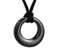ZEZILE Cremazione Gioielli Cerchio della Vita Urna Collana per Cenere Titolare Memoriale Keepsake Urna Gioielli