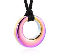 ZEZILE Cremazione Gioielli Cerchio della Vita Urna Collana per Cenere Titolare Memoriale Keepsake Urna Gioielli