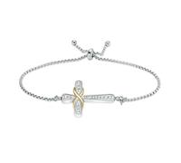 ZEZILE Cremazione Gioielli Croce Urna Braccialetto per Ceneri per le Donne Memoriale Ricordo Ceneri Bracciali di Persona Amata
