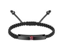 ZEZILE Cremazione Gioielli Cubo di Cristallo Urna Bracciale per Ceneri In Acciaio Inox Keepsake Memorial Regolabile Cenere Bracciale per Donne Uomini