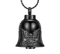 ZEZILE Cremazione Gioielli per Ceneri Campana Pendente Urna Collana per Donne Uomini In Acciaio Inox Cenere Titolare Keepsake Memorial Gift