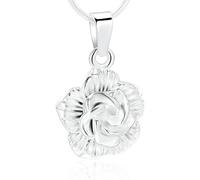 ZEZILE Cremazione Gioielli per Ceneri Rosa Fiore Urna Collana Memoriale Ciondolo Tenere Ceneri della Persona Amata Keepsake Regalo per le Donne